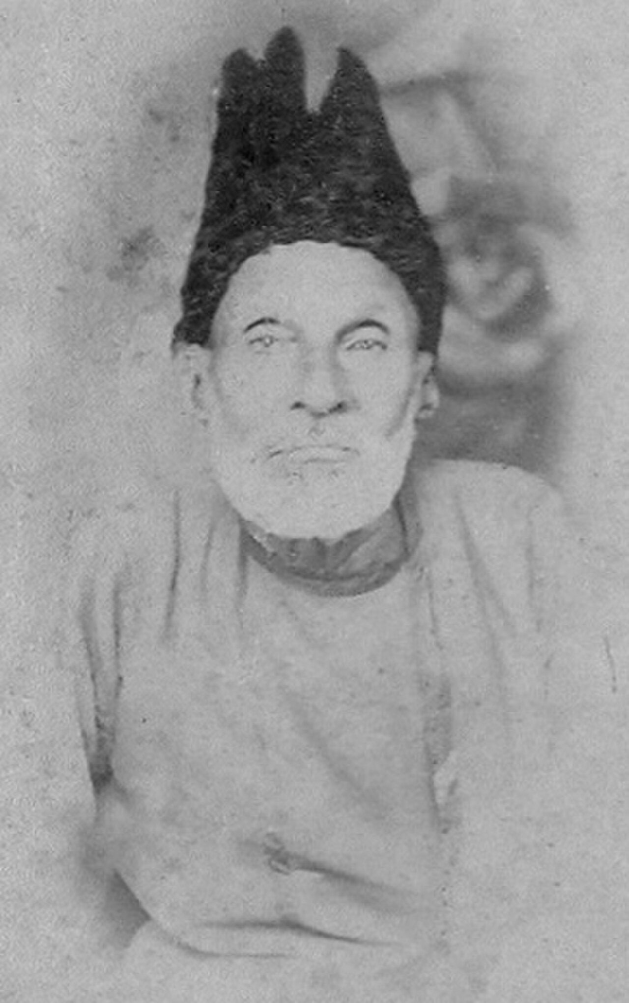 मिर्ज़ा ग़ालिब की एकमात्र जीवित तस्वीर (लगभग 1860–1869) — वह उर्दू शायर जिनकी अमर ग़ज़लें 1903 में पहली बार ग्रामोफ़ोन पर कैद की गईं।