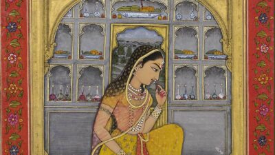 खण्डिता — राजपूत नायिका, 18वीं शताब्दी की लघुचित्रकला